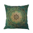 thumbnail image 4 of SZTXJ Pillow Case, Set of 6 Cotton and Linen Printed Indian Hippie Bohemian Colorful Mandala Flower Square Cushion Cover for Bed Car Home Sofa 45 x 45, 4 of 5