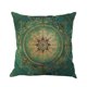 thumbnail image 4 of SZTXJ Pillow Case, Set of 6 Cotton and Linen Printed Indian Hippie Bohemian Colorful Mandala Flower Square Cushion Cover for Bed Car Home Sofa 45 x 45, 4 of 5