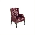 thumbnail image 1 of Office Star Chaise Traditionnelle Style Queen Ann en Rouge, 1 of 4