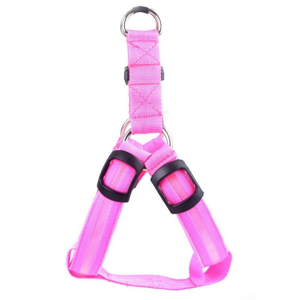 Arnés LED brillante Methold ajustable para perros collar para cachorros S M L XL