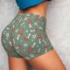 thumbnail image 4 of Fotbe Retro Hippie Groovy Mushroom Shorts Sin Costuras – Shorts Deportivos de Cintura Alta para Mujer, Elásticos para Gimnasio, Yoga, Running o Ciclismo-XX-Large, 4 of 8