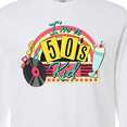 thumbnail image 4 of Inktastic I'm a 50's Kid 1950's Style Birthday Jukebox Long Sleeve T-Shirt, 4 of 5