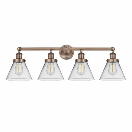 

Innovations Lighting - Cone - 4 Light Bath Vanity In Industrial Style-11.5