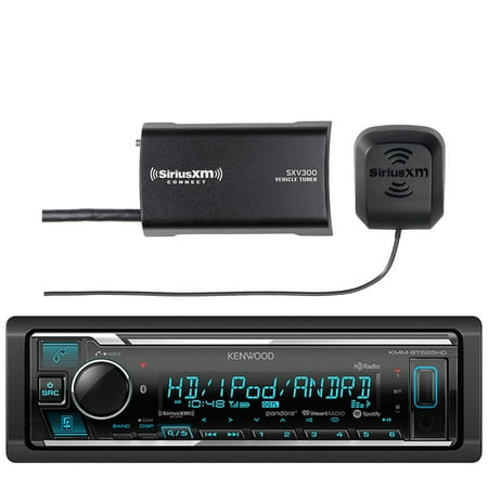 Kenwood In-Dash Stereo Receiver, Bluetooth, HD Radio, Pandora, iheart Radio Radio With Sirius Vehicle Satellite Radio (Best Sirius Satellite Radio Receiver)