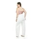 thumbnail image 3 of Pantalon tipo palazzo con cinto Roman Fashion /Tallas Extras, 6094 (Blanco) blanco 42, 3 of 7
