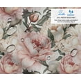 thumbnail image 2 of Soimoi Floral Print Outdoor Fabric By 2 Yard, 56" Wide Water-Resistant Upholstery Material for Chairs, Cushions & DIY Projects, Pink, 2 of 7