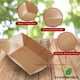 thumbnail image 4 of Botes de papel para comida DEAYOU, 2 libras, color marrón kraft, 250 unidades, desechables, 4 of 6