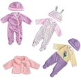 thumbnail image 1 of Set de ropa para muñecas BABESIDE para muñecas de 25 a 30 cm, 7 unidades, 1 of 6