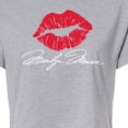 thumbnail image 3 of Marilyn Monroe - Lipstick Kiss Cropped Graphic T-Shirt, 3 of 5