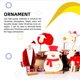 thumbnail image 4 of Cateissary Adorno navideño para sala de estar, dormitorio, Adorable, mesita de noche, figurita decorativa, decoración para el hogar, la Kits de decoración para fiestas Papá Noel, 4 of 6