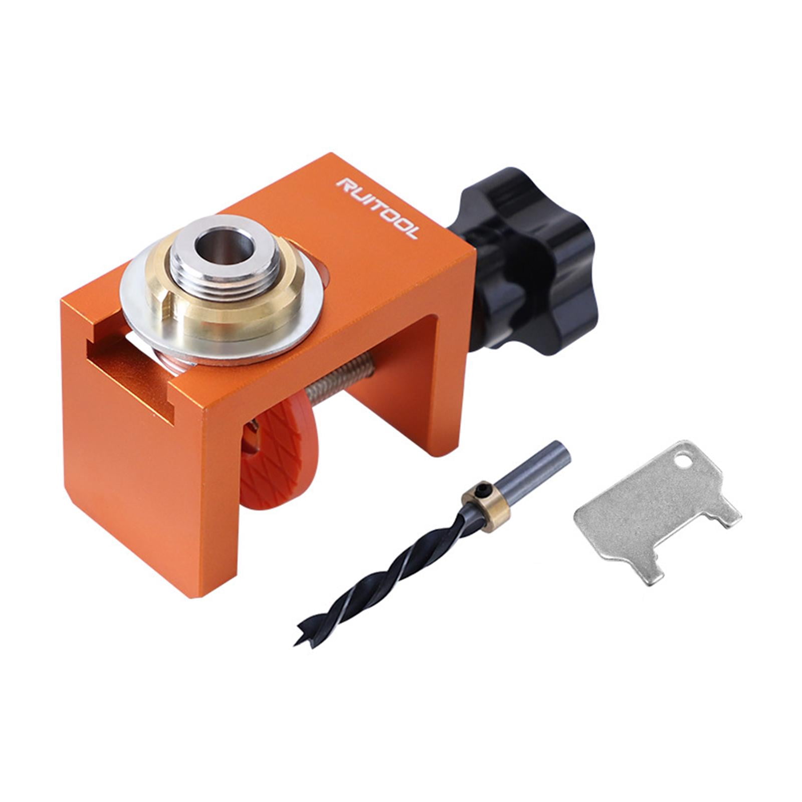 CarpNettore Drill Hole Punch Locator Tool, Woodworking Pocket Hole Jig, Practical Heavy Duty 6mm