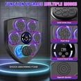 thumbnail image 5 of Music Boxing Machine for Parent-Child Sport Games，Upgraded Smart Music Boxing Wall Mounted Smart Punching Target Training Pad with Boxing Glove Exercise Equipment Home for Adults（BLACK）, 5 of 8