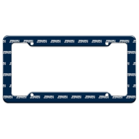 Jeopardy Classic Logo License Plate Tag Frame