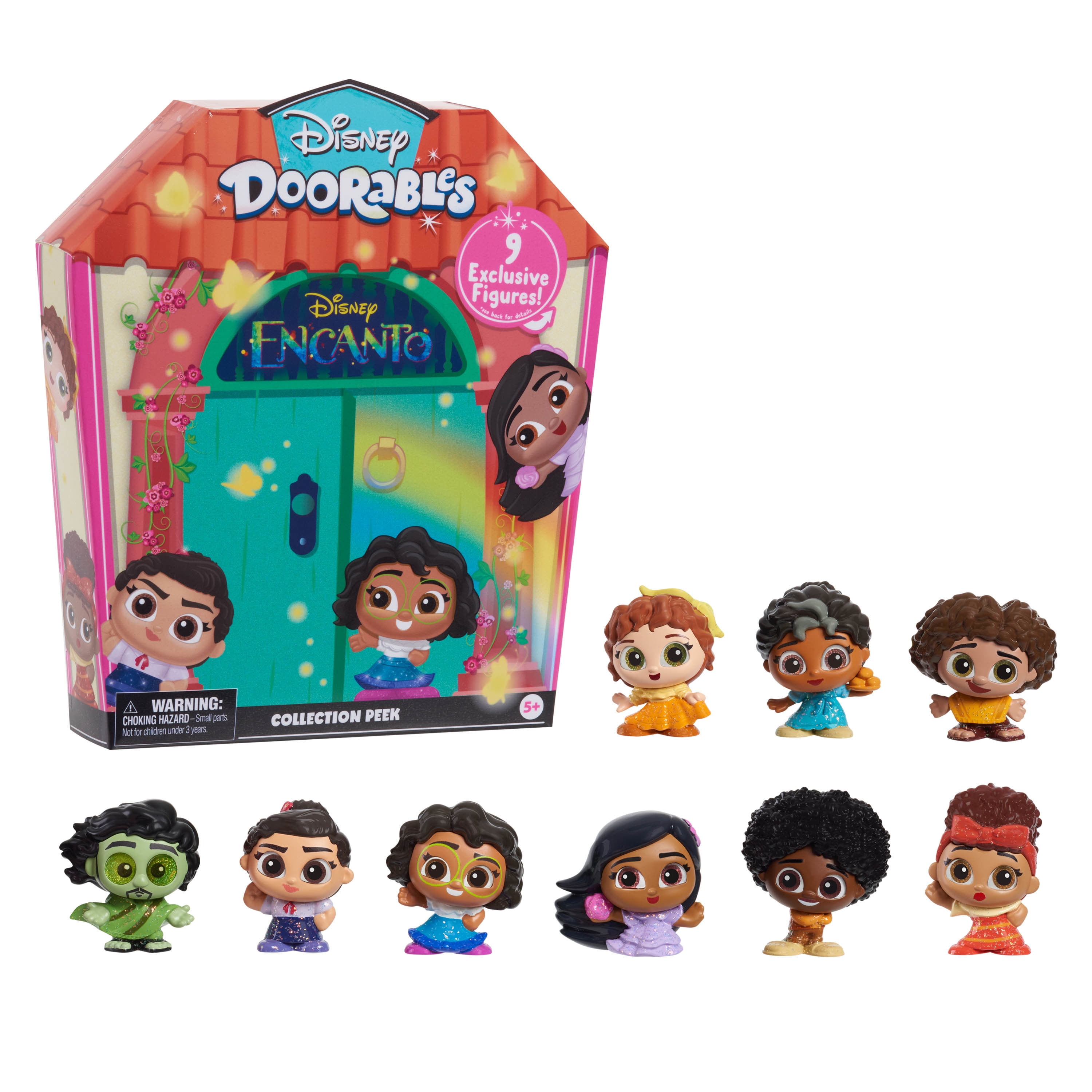 Disney Doorables Encanto Collection Peek, Collectible Figures, Kids Toys for Ages 5 Up, Officially Licensed Kids Toys for Ages 5 Up, Gifts and Presents