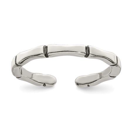 Auriga Fine Jewelry 925 Sterling Silver Solid Toe Ring for Women
