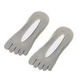 thumbnail image 4 of JUUNthy Womens Toe Socks, Lightweight No Show Comfort Breathable Non Slip Five Finger Socks Beige, 4 of 12