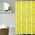 thumbnail image 6 of Vfedsrsge Yellow Polyester Shower Curtain - 31.5x70.87in, Waterproof, Mold Resistant, Easy Install, 6 of 6
