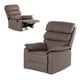thumbnail image 1 of Sillón Reclinable De Tela Reposet Manual Individual beige, 1 of 9