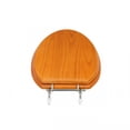 thumbnail image 4 of Renovator's Supply Wooden Elongated Toilet Seat Light Oak Finish Oval Commode Seats for Toilets Chrome Hinges, 4 of 7