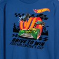 thumbnail image 3 of Hot Wheels - Valentine's Drive to Win - Men's Long Sleeve T-Shirt, 3 of 5