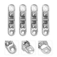 thumbnail image 4 of Miangastore Rouleau de Porte Durable Facile à Utiliser Rouleau en Nylon Double Roulements Argent Lot de 4, 4 of 8