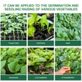 thumbnail image 4 of Juego de 10 Bandejas de Germinación de 12 Celdas con Tapa de Humedad, Color Negro, Ideal para Cultivos de Hortalizas y Flores., 4 of 6