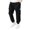 X-95Black, variant on FAOWME Big Kids Pants With Pockets Elastic Waist Solid Color Stylish Casual Loose Trousers For Daily Wear Black 3-4 Years