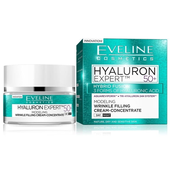 Eveline Cosmetics Hyaluron Expert Crema Rellenadora de Arrugas 50 ml