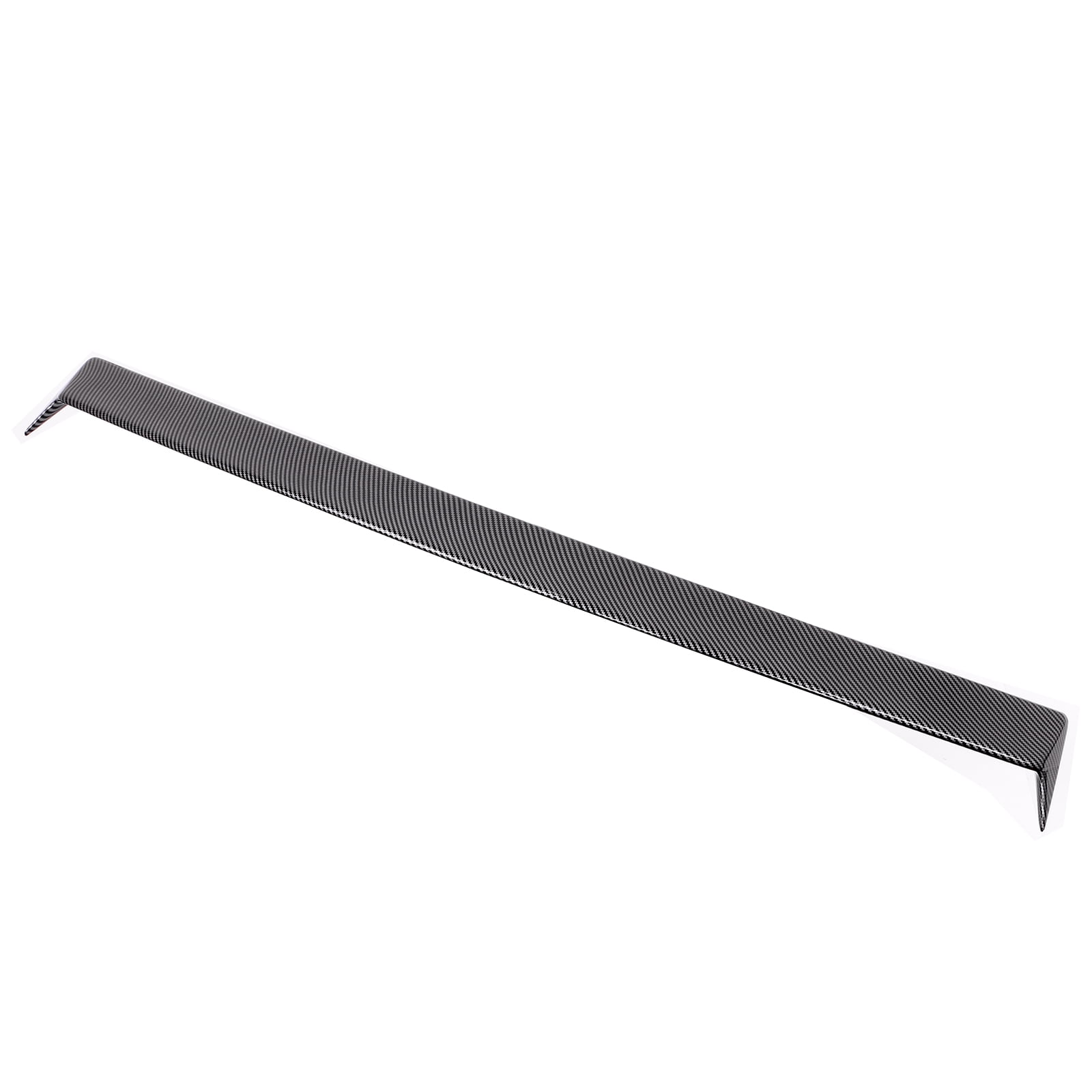 Ikon Motorsports Roof Spoiler for 2020-2025 Tesla Model Y Carbon Fiber Print Rear Window Visor Shade Sun Rain Deflector Blow Molding ABS