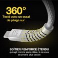 thumbnail image 3 of Scosche HDCi4B8WT-SP Stikeline Heavy Duty USB-C to Lightning Power Delivery Charging Cable, 3 of 6