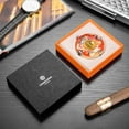 thumbnail image 5 of cigar cutter stainless steel blade sharp and smooth metal portable V-shaped cigar cutter cigar drill CE-25FZ,落叶秋林, 5 of 12