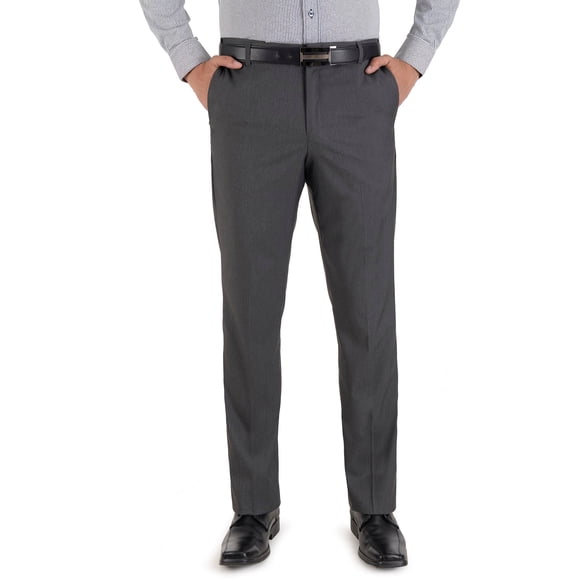 Pantalón de vestir Yale Regular Fit Cintura ajustable 0342 Gris