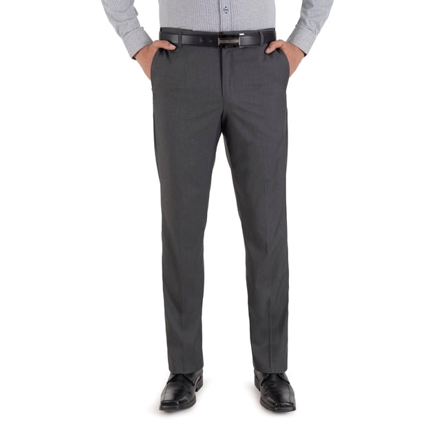 Pantalón de vestir Yale Regular Fit Cintura ajustable 0342 Gris