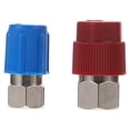 thumbnail image 4 of 2 Pcs High Low Conversion Quick Connectors Couplers for Car Air Conditioning, 4 of 7