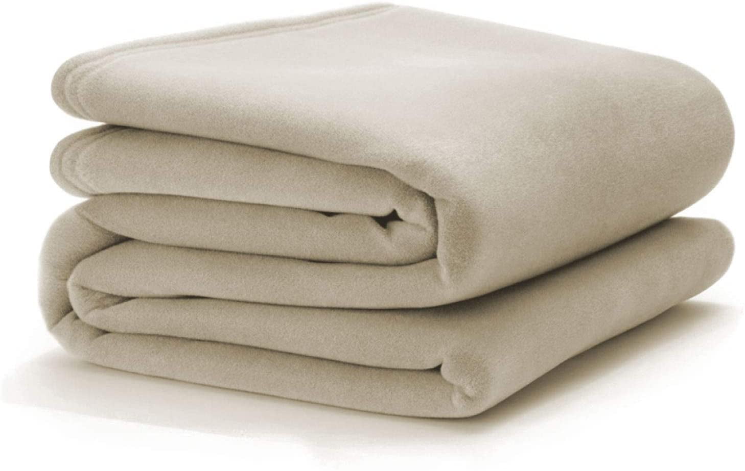 Canadian Linen Velvety Soft Lightweight Nylon Vellux Blanket, Lint Free