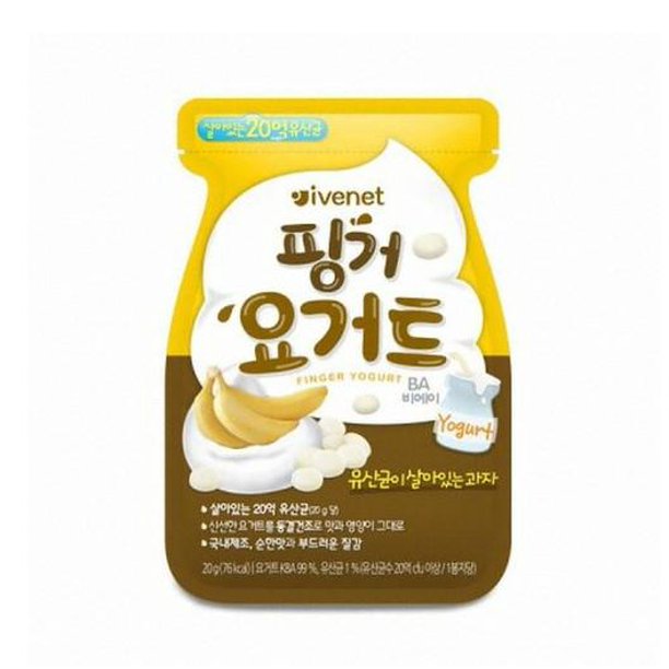 Ivenet Bebe Finger Yogurt Snack Banana g Walmart Com Walmart Com