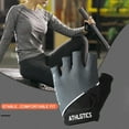 thumbnail image 2 of LSLJS Gants d'Entraînement Chauds et Durables Protection de la Paume Gants de Musculation Ultra Ventilés avec Coussinets et Prise en Silicone pour Exercice Entraînement Physique Hiver, 2 of 7