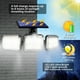 thumbnail image 5 of Luz de pared solar Patio exterior Lámpara de inducción del cuerpo humano Irfora JD-2757, 5 of 7