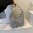 thumbnail image 6 of Sparkly Rhinestone Shoulder Bag Rhinestone Crossbody Bag Purse Evening Purse, 6 of 21