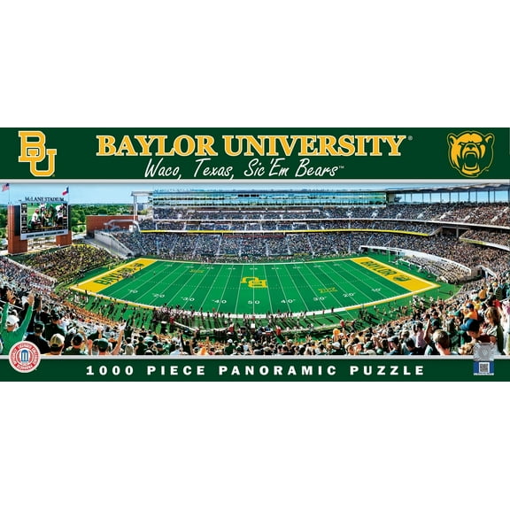 MasterPieces Sports Panoramic Puzzle - NCAA Baylor Bears Center View