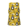 thumbnail image 2 of Rocae Cartoon Bear Yellow for Men's Workout Tank Top Men's Running Tank Top Dry Fit Athletic Workout Tank TopsX-Large, 2 of 9