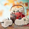 thumbnail image 2 of 12pcs Small Artificial Lifelike Pumpkin Fall Harvest Mini Pumpkins For Home, 2 of 3