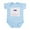 Sky Blue, variant on CafePress - April Showers Infant Bodysuit - Baby Light Bodysuit, Size Newborn - 24 Months
