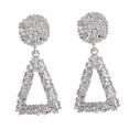 thumbnail image 4 of Pendientes colgantes Sunnimix Plata Geométricos Para Mujer, 4 of 6