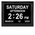 thumbnail image 2 of Reloj Electrónico, Multifunción, Reloj Con Calendario Digital De 8 Pulgadas, Alarma De 12 Grupos, Recordatorios De Medicamentos De 3 Grupos Para Personas Mayores, 2 of 7