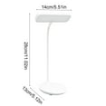 thumbnail image 3 of LED Desk Lamp with Eye Protection | USB & Wireless Charging 5W | Adjustable Brightness & Color Modes | Gooseneck | Phone Holder | ABS | 28x14x13cm | Office Reading Light, 3 of 6