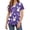 #01 Dark Purple, variant on Easter Scrubs for Women Nurse Short Sleeve V Neck Nursing Uniform Casual Fit Bunny Egg Print Tshirts Stretchy Y2k Plus Size Blouses Tops, #01 Purple Pink S