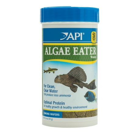 API Algae Eater Wafers, Fish Food, 6.4 oz