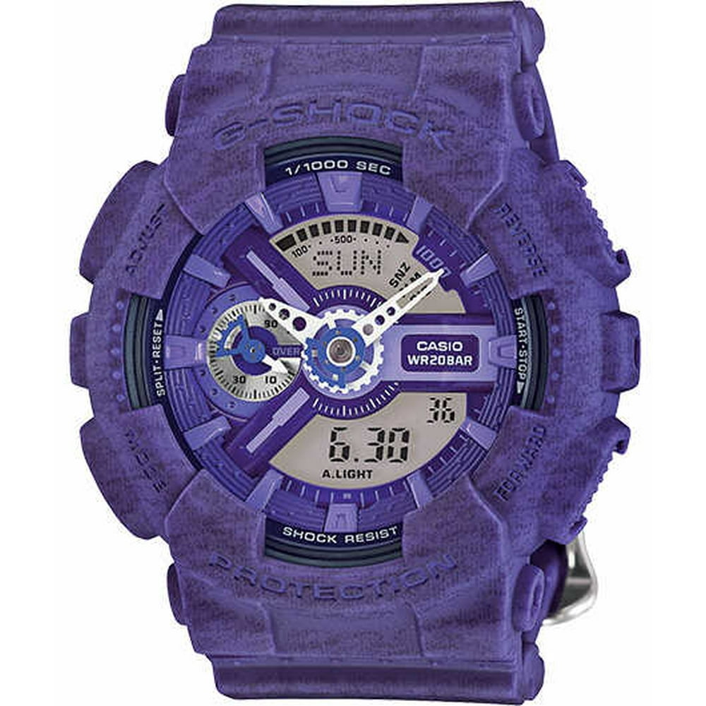 Casio Women's GShock Digital Analog Purple Watch GMAS110HT6A