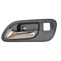 PT Auto Warehouse AC-2701MG-FL - Interior Inner Inside Door Handle, Gray Housing with Chrome Lever - Driver Side Front Fits select: 1999-2003 ACURA 3.2TL, 2001-2002 ACURA MDX